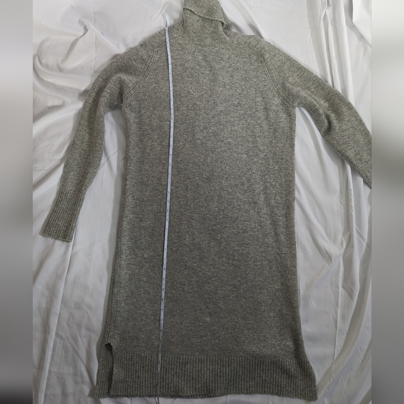 J. Crew turtleneck sweater dress Grey xs - Picture 7 of 7